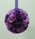 20CM玫瑰花吊球(紫色)